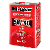 Масло моторное Hi-Gear 5W40 SL/CF 4л п/синт.