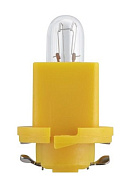 Лампа 24V BAX1.2W с желтым патроном PHILIPS