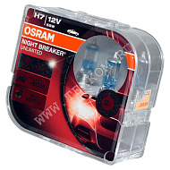 Лампа 12V H7 (55) PX26d+100% NIGHT BREAKER UNLIMITED 12V 2шт Osram