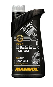 Масло моторное MANNOL DIESEL TURBO 5W40 синт. 1л