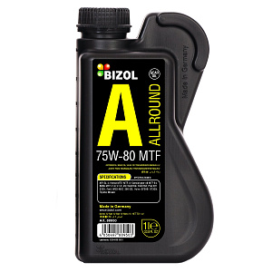 Масло трансмиссионное BIZOL Allrounde Gear oil MTF 75W80 синт. 1л***