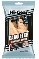 Салфетки HI-GEAR для обивки салона влажные 25шт