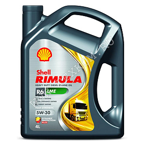 Масло моторное SHELL RIMULA R6 LМE 5W30 4л