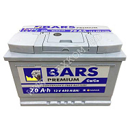 Аккумуляторная батарея BARS Premium 6СТ 70 обр.650А 278х175х190 Казахстан