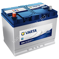 Аккумуляторная батарея VARTA 6СТ70з прям. выс. BLUE E24 261х175х220 (ETN-570 413 063)