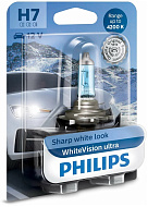 Лампа 12V H7 (55) WhiteVision ultra 4200K бл. PHILIPS