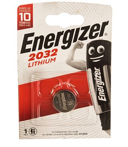 Элемент питания ENERGIZER CR2032-BL5 Lithium 3V