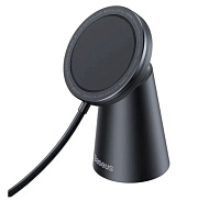 Держатель телефона BASEUS Simple Magnetic stand Wireless Charger black