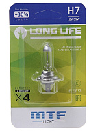 Лампа H7 PX26d 55W Long Life блистер 1шт. MTF