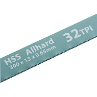 Полотна для ножовки по металлу 300мм 32TPI, HSS (2шт) GROSS