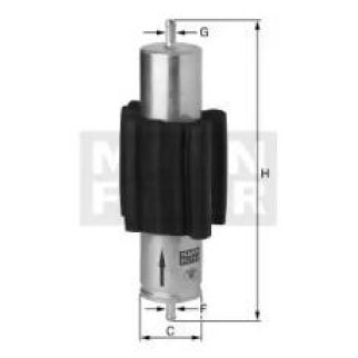 Фильтр топливный MANN FILTER WK 6037 фото