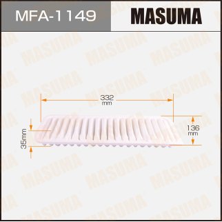 Фильтр воздушный Masuma MFA-1149 фото