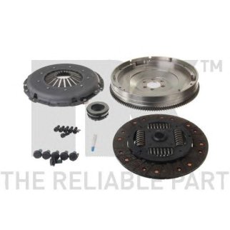 Комплект сцепления с одномассовым маховиком,выжимным подшипником и комплектом болтов-228mm / AUDI A4 фото