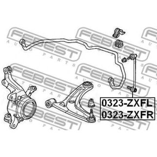 Стойка переднего стабилизатора FEBEST 0323-ZXFR фото