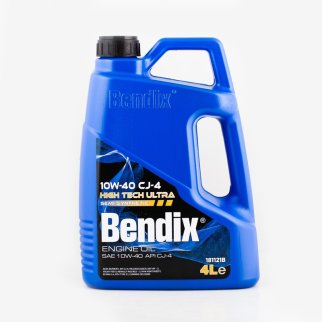 Масло моторное BENDIX HIGH TECH ULTRA CJ-4 10W-40 полусинтетическое 4 л 181121B фото