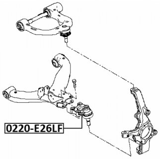Опора шаровая переднего нижнего рычага фото 2
