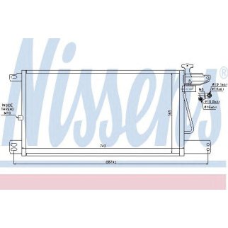Радиатор кондиционера (конденсер) Nissens 940198 фото
