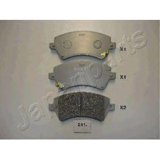 Колодки тормозные Japanparts PA-211AF фото