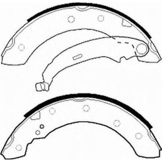 Колодки барабанные FERODO FSB519 фото