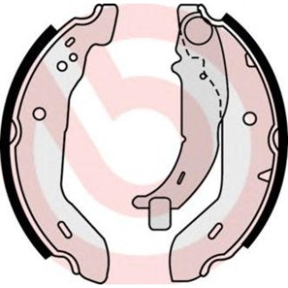 Колодки барабанные к-кт brembo S 50 503 фото