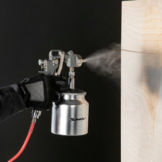 Краскопульт MATRIX с нжним бачком 0,75л (сопла D-1.2,1.5, 1.8мм) фото 9