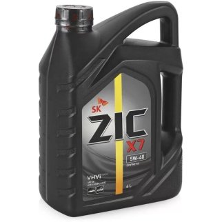 Масло моторное ZIC X7 5W40 синт. 4л фото