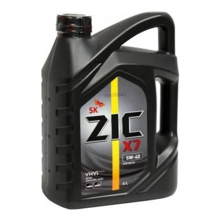 Масло моторное ZIC X7 5W40 синт. 4л фото