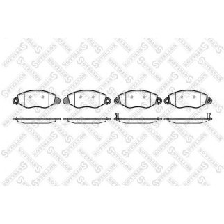 783 012B-SX_колодки дисковые п.! с антискрип. пл. Ford Transit 2.3/2.0Di-2.4TDE 00> диск 15 фото