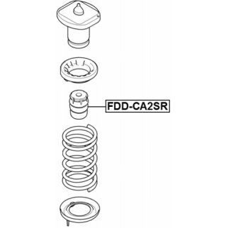 Отбойник заднего амортизатора FEBEST FDD-CA2SR фото 2