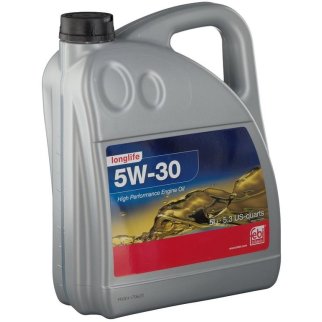 Масло моторное FEBI Longlife 5W-30 синтетическое 5 л 32943 фото