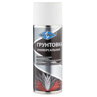 Грунт SKYRON акрил. белый эрозоль 520мл фото