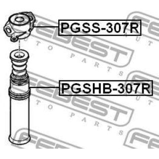 Пыльник заднего амортизатора FEBEST PGSHB-307R фото