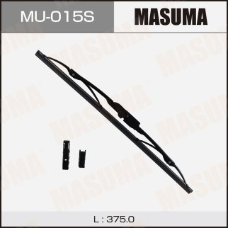 Щетка стеклоочистителя 375 мм каркасная 1 шт MASUMA WIPER BLADE MU-015S фото