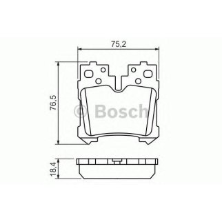 Колодки тормозные к-кт BOSCH 0 986 494 424 фото