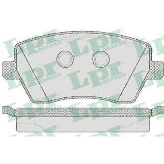 Колодки тормозные передние к-кт Lpr 05P867 фото