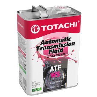 Масло трансмиссионное TOTACHI ATF WS 4л фото