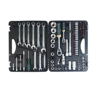 Набор инструмента 1/2" 1/4" 6-гр. 82пр.+6пр. ROCKFORCE фото 2