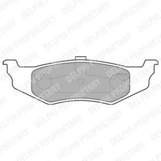 Колодки тормозные задние к-кт DELPHI LP1515 фото