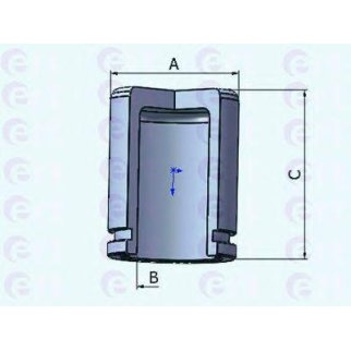 Поршень переднего суппорта ERT 150933-C фото
