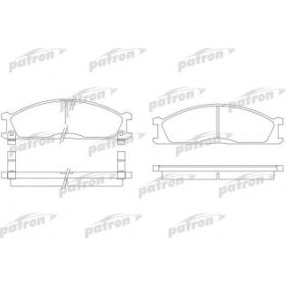 Колодки тормозные PATRON PBP641 фото
