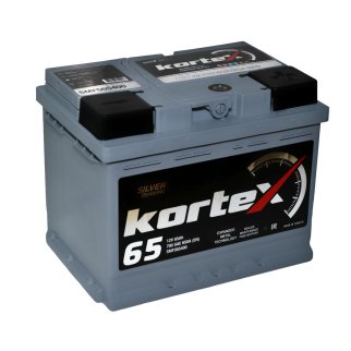 Аккумуляторная батарея KORTEX SILVER Dynamic 6СТ 65 обр. 242х175х190 Турция фото