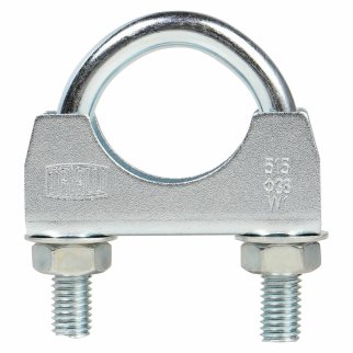 Хомут глушителя U-образный D=38 мм (стремянка) (оцинк. сталь) TRIALLI UC 38 Z фото 2