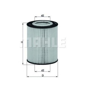Фильтр масляный KNECHT OX 433 D фото 2
