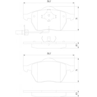 Колодки тормозные передние фото 2