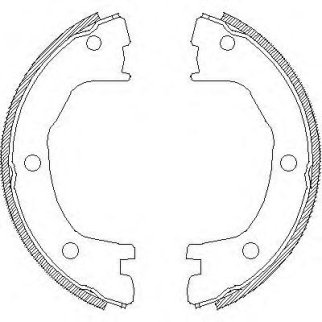 4712.00_колодки ручника !  Iveco Daily II 29 L9/11/35 S/C11 99> фото