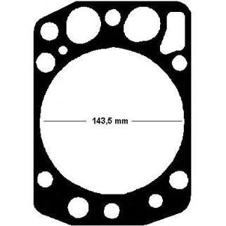 896.510E_прокладка ГБЦ !обрезин на 1 cyl 125/128/130 MB OM401-447 фото