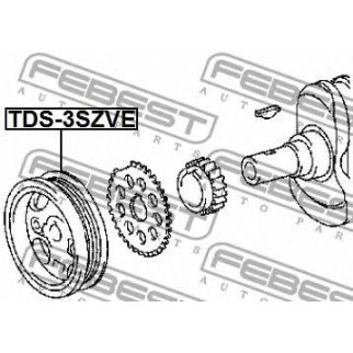 Шкив коленвала 3szve фото