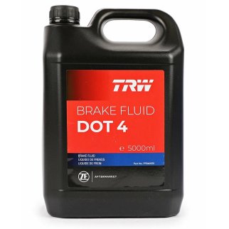 Жидкость тормозная 5л - DOT 4 для авто c ABS фото