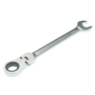 Ключ комбинированный 22мм трещоточный с подвижной головкой ROCK FORCE фото