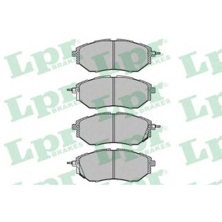 Колодки тормозные передние к-кт Lpr 05P1402 фото